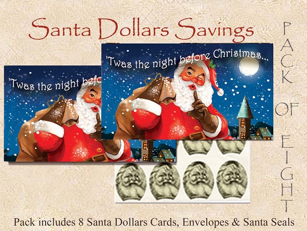 Santa Dollars - The Night Before Christmas - 8 pack